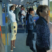 檀梓栋 《公共汽车之幻之二》150×130cm 2007年 油画
