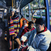 檀梓栋 《幻之三》170×140cm 2007年 油画