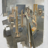 檀梓栋 《画室之写生课之一》150×130cm 2006年 油画