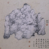 马丙 马丙-雪霁图-48×48cm-纸本水墨-2015