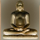 傅文俊 《国宝·冥想中的耆老教渡津者 公元11世纪前半叶 印度》(National Treasure, Jain Svetambara Tirthankara in Meditation, AD first half of the 11th century, India, )  观念摄影 80 x 100cm 2014