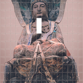 傅文俊 《邮票-石窟造像》观念摄影 80 x 100cm  2014