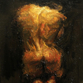 郑炜 祈祷的裸体，40x50cm，2013