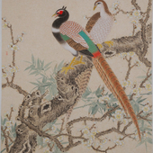 赵余钊 《大吉图》，纸本68×136cm，2013年