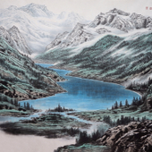 沈福馨 天上西藏序列组画·瑶池 