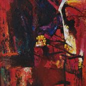 金锐 2005－8－24号（油画，50×61cm，2005年作）