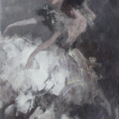 贝家骧 芭蕾系列之三 贝家骧 2015 布面油画 34