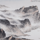 裴希明 峡江图138x69