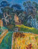 Pierre Bonnard Paysage méridional， l’enclos aux chèvres