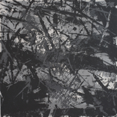 魏惠东 《生命的枷锁Ⅸ》，35×35CM，版画,2014年，魏惠东